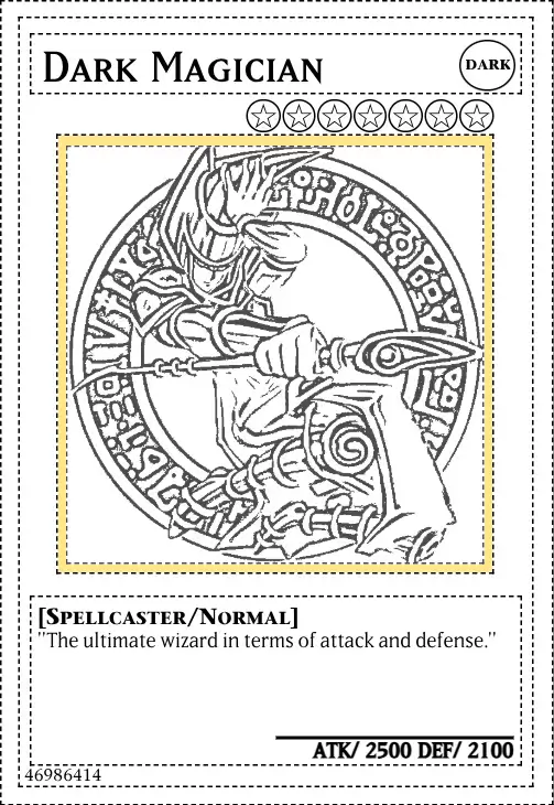 Colored dark magician example